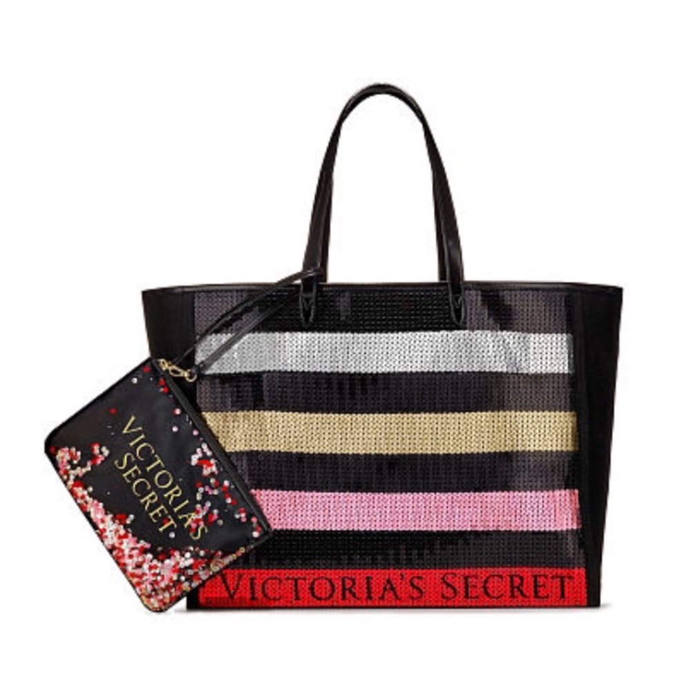 Victoria secret sequin tote❤️
